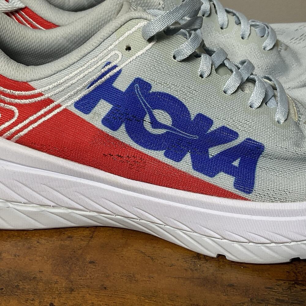 Hoka Women's Running Shoes - White and Red - Picture 2 of 11